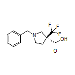 (S)-1-Benzyl-3-(trifluoromethyl)pyrrolidine-3-carboxylic Acid