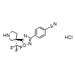 (S)-4-[5-[3-(Trifluoromethyl)pyrrolidin-3-yl]-1,2,4-oxadiazol-3-yl]benzonitrile Hydrochloride