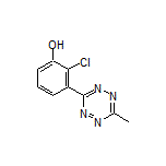 2-Chloro-3-(6-methyl-1,2,4,5-tetrazin-3-yl)phenol
