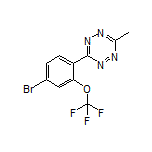 3-[4-Bromo-2-(trifluoromethoxy)phenyl]-6-methyl-1,2,4,5-tetrazine