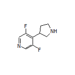 3,5-Difluoro-4-(pyrrolidin-3-yl)pyridine