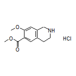 Methyl 7-Methoxy-1,2,3,4-tetrahydroisoquinoline-6-carboxylate Hydrochloride