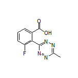 3-Fluoro-2-(6-methyl-1,2,4,5-tetrazin-3-yl)benzoic Acid