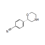 (S)-4-(Morpholin-2-yl)benzonitrile