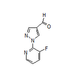 1-(3-Fluoropyridin-2-yl)-1H-pyrazole-4-carbaldehyde