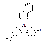 6-(tert-Butyl)-2-fluoro-9-(naphthalen-2-yl)-9H-carbazole