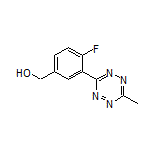 4-Fluoro-3-(6-methyl-1,2,4,5-tetrazin-3-yl)benzyl Alcohol