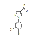 1-(4-Bromo-3-chlorophenyl)-1H-pyrazole-4-carbaldehyde