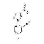 5-Fluoro-2-(4-formyl-1H-pyrazol-1-yl)benzonitrile