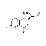 1-[4-Fluoro-2-(trifluoromethyl)phenyl]-1H-pyrazole-4-carbaldehyde