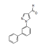 1-(3-Biphenylyl)-1H-pyrazole-4-carbaldehyde