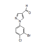 1-(3-Bromo-4-chlorophenyl)-1H-pyrazole-4-carbaldehyde