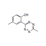 4-Methyl-2-(6-methyl-1,2,4,5-tetrazin-3-yl)phenol