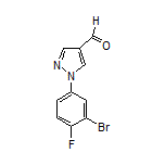 1-(3-Bromo-4-fluorophenyl)-1H-pyrazole-4-carbaldehyde