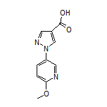 1-(6-Methoxypyridin-3-yl)-1H-pyrazole-4-carboxylic Acid