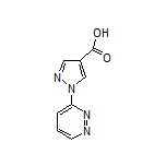 1-(Pyridazin-3-yl)-1H-pyrazole-4-carboxylic Acid