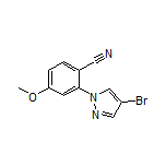 2-(4-Bromo-1-pyrazolyl)-4-methoxybenzonitrile