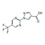 1-[5-(Trifluoromethyl)pyrimidin-2-yl]-1H-pyrazole-4-carboxylic Acid