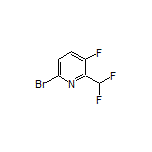 6-Bromo-2-(difluoromethyl)-3-fluoropyridine