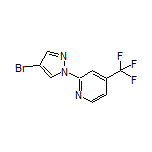 2-(4-Bromo-1-pyrazolyl)-4-(trifluoromethyl)pyridine