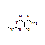4,6-Dichloro-2-(methylthio)pyrimidine-5-carboxamide