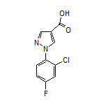 1-(2-Chloro-4-fluorophenyl)-1H-pyrazole-4-carboxylic Acid