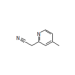 2-(4-Methylpyridin-2-yl)acetonitrile