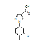 1-(3-Chloro-4-methylphenyl)-1H-pyrazole-4-carboxylic Acid