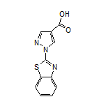 1-(Benzo[d]thiazol-2-yl)-1H-pyrazole-4-carboxylic Acid