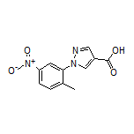 1-(2-Methyl-5-nitrophenyl)-1H-pyrazole-4-carboxylic Acid