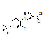 1-[2-Chloro-4-(trifluoromethyl)phenyl]-1H-pyrazole-4-carboxylic Acid