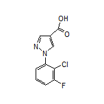 1-(2-Chloro-3-fluorophenyl)-1H-pyrazole-4-carboxylic Acid