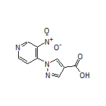 1-(3-Nitropyridin-4-yl)-1H-pyrazole-4-carboxylic Acid