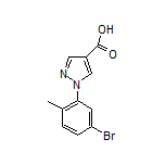 1-(5-Bromo-2-methylphenyl)-1H-pyrazole-4-carboxylic Acid