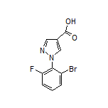 1-(2-Bromo-6-fluorophenyl)-1H-pyrazole-4-carboxylic Acid