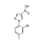 1-(2-Bromo-4-methylphenyl)-1H-pyrazole-4-carboxylic Acid