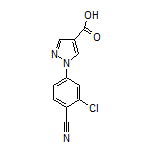1-(3-Chloro-4-cyanophenyl)-1H-pyrazole-4-carboxylic Acid