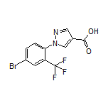 1-[4-Bromo-2-(trifluoromethyl)phenyl]-1H-pyrazole-4-carboxylic Acid