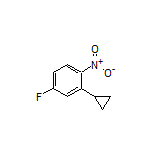 2-Cyclopropyl-4-fluoro-1-nitrobenzene