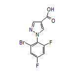 1-(2-Bromo-4,6-difluorophenyl)-1H-pyrazole-4-carboxylic Acid