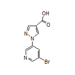 1-(5-Bromopyridin-3-yl)-1H-pyrazole-4-carboxylic Acid