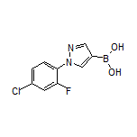 1-(4-Chloro-2-fluorophenyl)pyrazole-4-boronic Acid