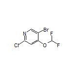 5-Bromo-2-chloro-4-(difluoromethoxy)pyridine