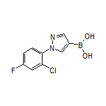 1-(2-Chloro-4-fluorophenyl)pyrazole-4-boronic Acid