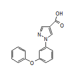 1-(3-Phenoxyphenyl)-1H-pyrazole-4-carboxylic Acid