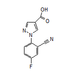 1-(2-Cyano-4-fluorophenyl)-1H-pyrazole-4-carboxylic Acid