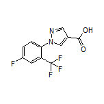 1-[4-Fluoro-2-(trifluoromethyl)phenyl]-1H-pyrazole-4-carboxylic Acid