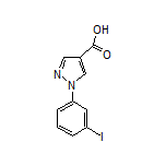 1-(3-Iodophenyl)-1H-pyrazole-4-carboxylic Acid