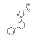 1-(3-Biphenylyl)-1H-pyrazole-4-carboxylic Acid