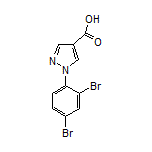 1-(2,4-Dibromophenyl)-1H-pyrazole-4-carboxylic Acid